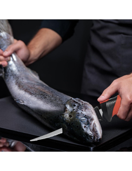 Cuchillo Eléctrico Inalámbrico Pratuor EK24-O para Pesca Cuchillo Eléctrico Inalámbrico Pratuor EK24-O para Pesca