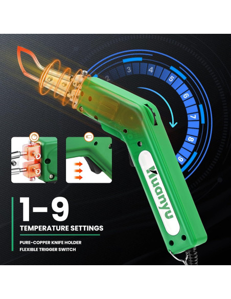 Cortador Eléctrico de Tela Huanyu WJJ-303a 100W 600C 4 Cuchillas Cortador Eléctrico de Tela Huanyu WJJ-303a 100W 600C 4 Cuchillas