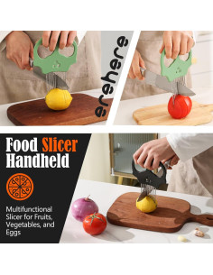 Cortador de Verduras Multifuncional Erehere CX3 - Acero Inoxidable 2