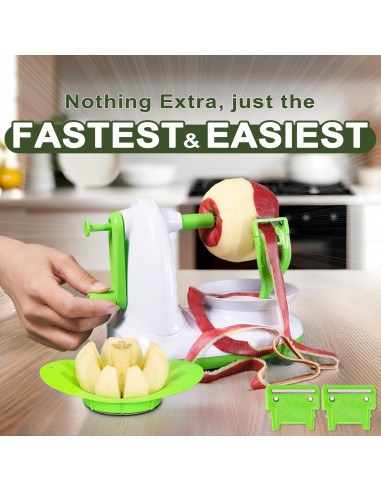 Pelador de Manzanas EZMO Ergonómico Acero Inoxidable 430g