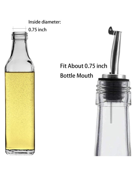 Vertedores de Aceite y Licor Axe Sickle - Acero Inoxidable - 2 Pcs Vertedores de Aceite y Licor Axe Sickle - Acero Inoxidable - 2 Pcs