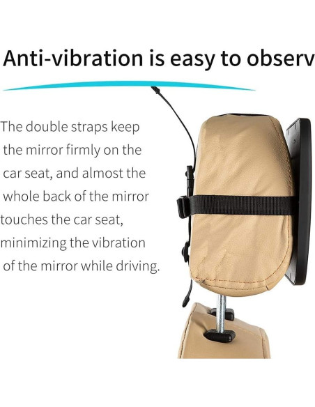 Espejos para Bebés Funbliss - Paquete de 2, Vista Amplia, Ajuste Universal Espejos para Bebés Funbliss - Paquete de 2, Vista Amplia, Ajuste Universal