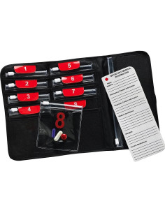 Organizador de Pastillas Lewis N. Clark 8 Ranuras Negro 2