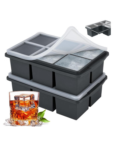 Bandeja de Hielo Grande Xomoo para Whisky - 12 Cubos 5.08 cm