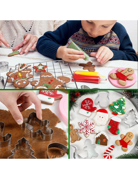 Set de 8 Cortadores de Galletas de Navidad Q-BAKER Set de 8 Cortadores de Galletas de Navidad Q-BAKER