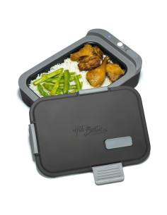 Hot Bento Caja de Almuerzo Autocalentable 2L Negra