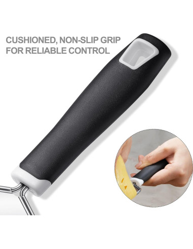 Rallador de Queso Sopito 3 Piezas Acero Inoxidable Mango Antideslizante