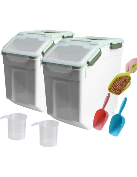Contenedor de Almacenamiento de Alimentos Mairuker 25L Verde Contenedor de Almacenamiento de Alimentos Mairuker 25L Verde
