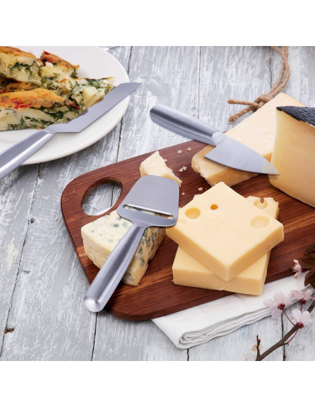 Juego de Cuchillos para Queso WoneNice - Acero Inoxidable, 6 Piezas Juego de Cuchillos para Queso WoneNice - Acero Inoxidable, 6 Piezas