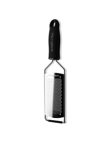 Rallador de Queso Duro Microplane Gourmet Fino Negro 35.9 cm