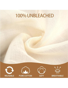 Paquete de 4 paños de queso Siligruppo 50.8cm reutilizables 2