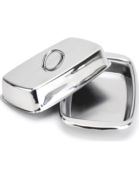 Plato de Mantequilla Cuisinox Acero Inoxidable 19.05 cm Plato de Mantequilla Cuisinox Acero Inoxidable 19.05 cm