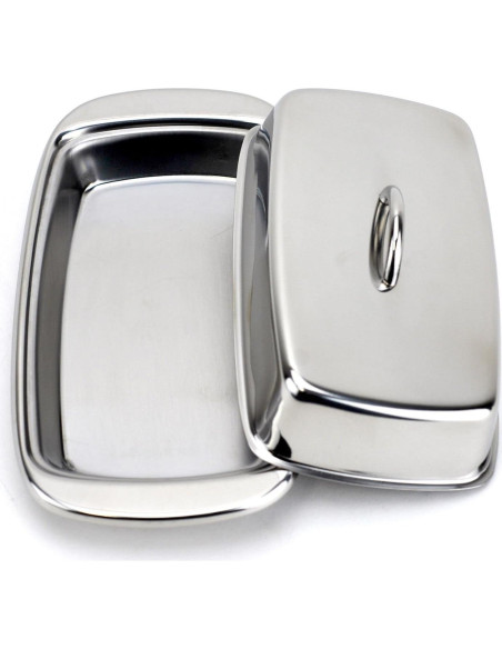 Plato de Mantequilla Cuisinox Acero Inoxidable 19.05 cm Plato de Mantequilla Cuisinox Acero Inoxidable 19.05 cm