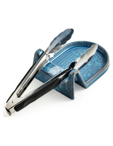 Soporte para Cucharas de Cerámica Cormomu Azul Resistente al Calor