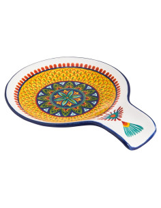 Soporte para Cucharas Bico Havana Cerámica 19x14 cm Apto Lavavajillas