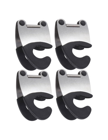 Soporte para Cucharas de Cocina Zerodeko 4 Piezas Acero Inoxidable