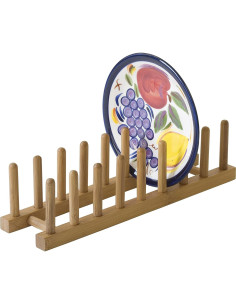 Soporte para Platos y Tapas de Olla Lipper International 887 - Bambú 2