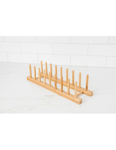 Soporte para Platos y Tapas de Olla Lipper International 887 - Bambú