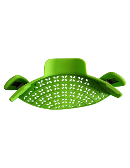 Colador de Pasta KitchenAid Clip-On Silicona Verde 23.1x12.4cm Colador de Pasta KitchenAid Clip-On Silicona Verde 23.1x12.4cm