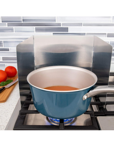 Pantalla Antisalpicaduras Mejor Utensilio 148 Aluminio Plata