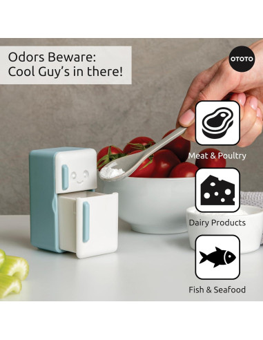 Desodorante de Nevera OTOTO Cool Guy - Absorbente de Olores Bicarbonato