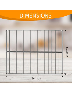 Rejilla de Alambre Acero Inoxidable Emeril Lagasse 35.6x29.8 cm 2