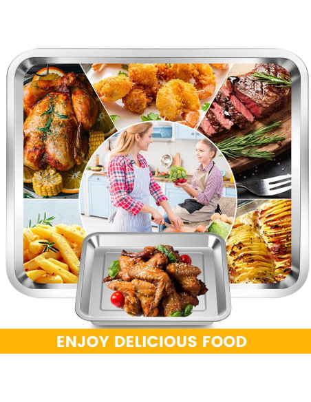 Canasta de Acero Inoxidable para Freidora de Aire Cuisinart TOA 95 - 36.8 x 29.5 cm Canasta de Acero Inoxidable para Freidora de Aire Cuisinart TOA 95 - 36.8 x 29.5 cm