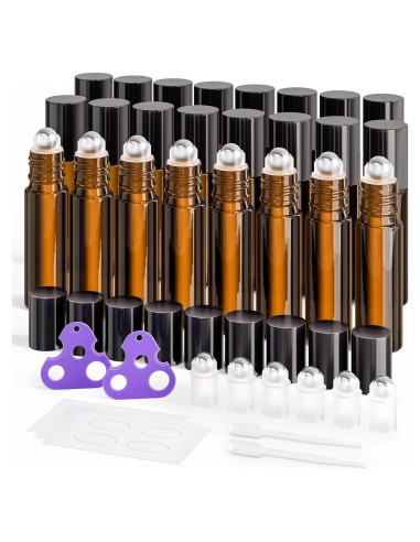 Pack de 24 Botellas de Aceite Esencial ULG 10ml Ámbar