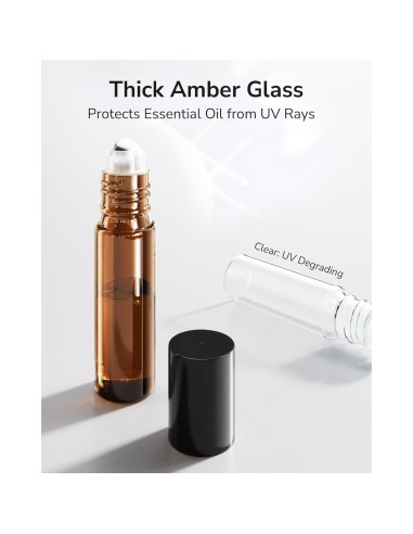 Pack de 24 Botellas de Aceite Esencial ULG 10ml Ámbar