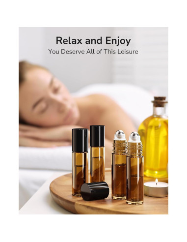 Pack de 24 Botellas de Aceite Esencial ULG 10ml Ámbar