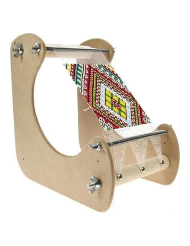 Telar de Cuentas Zytera Ajustable de Madera para Joyería