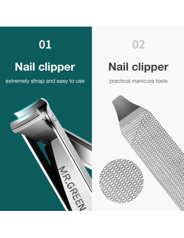 Cortauñas Multifuncional MR.GREEN Pequeño Acero Inoxidable