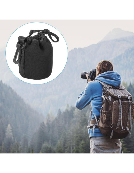 Bolsa Neopreno para Lentes PATIKIL 3 Pcs 75x100mm Negra Bolsa Neopreno para Lentes PATIKIL 3 Pcs 75x100mm Negra