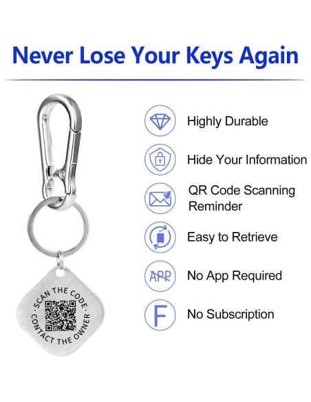 Etiqueta de Llavero QR Inteligente PIKEEPER - Recupera tus Llaves Etiqueta de Llavero QR Inteligente PIKEEPER - Recupera tus Llaves