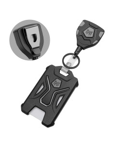 Soporte Retráctil para Insignias MNGARISTA Negro 80 cm 0.25 kg