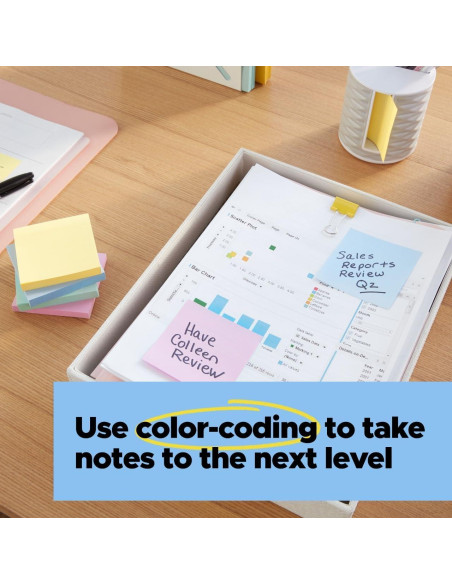 Notas Adhesivas Post-it Super Sticky Oasis 7.62x7.62cm 24 Blocs Notas Adhesivas Post-it Super Sticky Oasis 7.62x7.62cm 24 Blocs