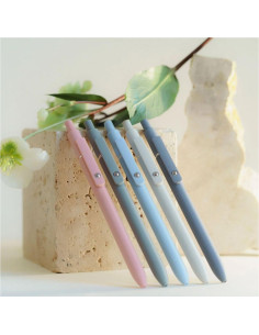 Bolígrafos Pastel Alabaster Co. - Tinta Negra Suave, 5 Pzas 2