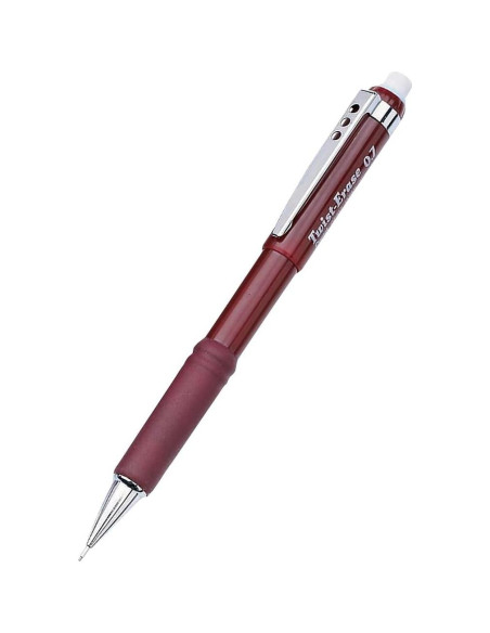 Lápices mecánicos Pentel Twist-Erase III 0.7mm Paquete de 2 Lápices mecánicos Pentel Twist-Erase III 0.7mm Paquete de 2
