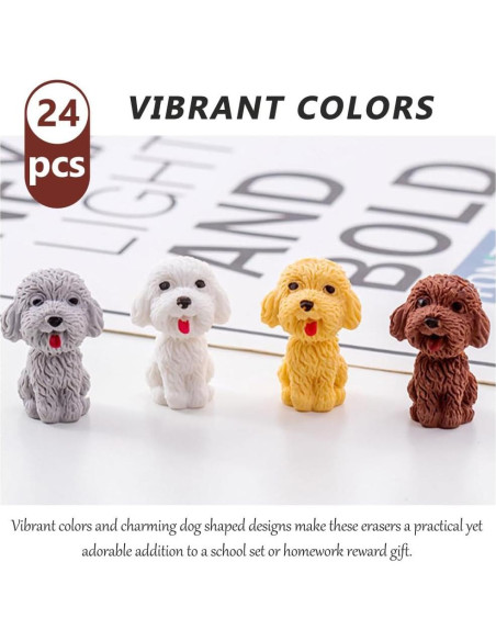 Borradores de Lápiz para Niños Toyvian 24 Pcs Animales Borradores de Lápiz para Niños Toyvian 24 Pcs Animales