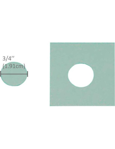 Troqueladora Manual Bira 3/4" Círculo para Scrapbooking