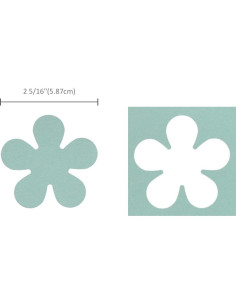 Troquel de Papel Bira Craft Flor 3 - 5.87 cm para Manualidades 2