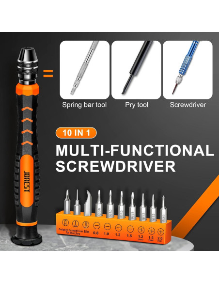 Kit de Herramientas para Relojes JOREST 2024, 12 Piezas Kit de Herramientas para Relojes JOREST 2024, 12 Piezas