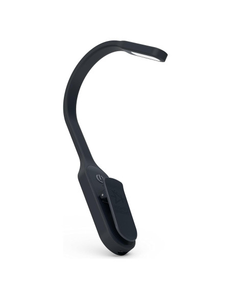 Luz de Lectura Recargable Mighty Bright Negra, 2 LEDs Ajustables Luz de Lectura Recargable Mighty Bright Negra, 2 LEDs Ajustables