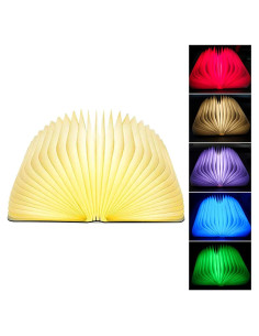 Lámpara de Libro Plegable LED MOBXPAR 10x8 cm Recargable