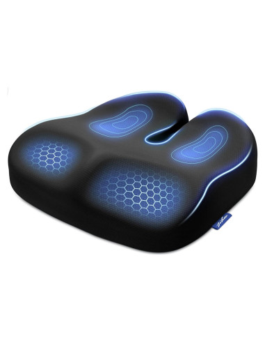 Cojín Ergonómico ZIKEE para Silla y Coche, Alivio Dolor Ciático