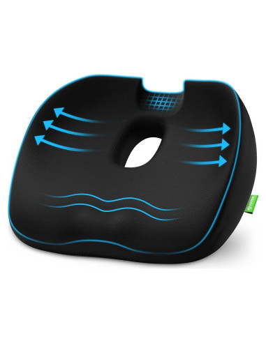 Almohada Donut AUVON para Hemorroides y Coxis 43.69x41.15cm
