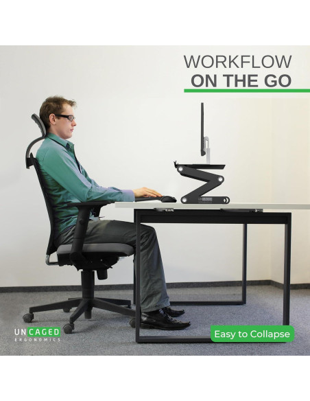 Soporte para Monitor WorkEZ Ajustable Ergonómico 40.6x27.9 cm Soporte para Monitor WorkEZ Ajustable Ergonómico 40.6x27.9 cm