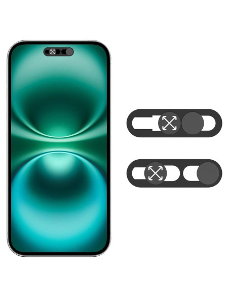 Cubierta de Cámara Frontal MakLuen para iPhone 14/15/16 - Protección Privacidad Cubierta de Cámara Frontal MakLuen para iPhone 14/15/16 - Protección Privacidad