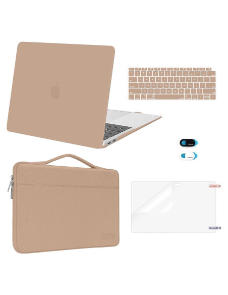 Funda Dura MOSISO para MacBook Air 13" M1 2018-2021 con Accesorios Funda Dura MOSISO para MacBook Air 13" M1 2018-2021 con Accesorios