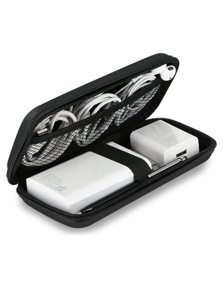 Estuche Organizador Electrónico iMangoo Pequeño Negro 19.05x10.16cm Estuche Organizador Electrónico iMangoo Pequeño Negro 19.05x10.16cm